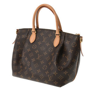 Louis Vuitton Brown Handbag Canvas Monogram Turenne